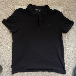 HIGO BOSS BLACK POLO SHIRT 
SIZE L